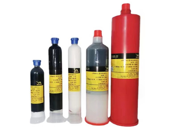 Bottom filling adhesive